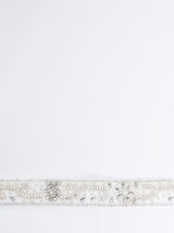 Bridal Embellished Belt in White