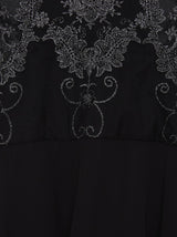 Girls Lace Bodice Party Dress in Black