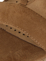 High Heel Platform Tassel Sandals in Brown