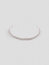 Diamante Beaded Hairband in Silver
