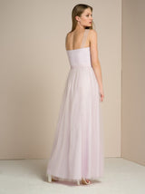 Cami Strap Lace Maxi Dress In Lilac